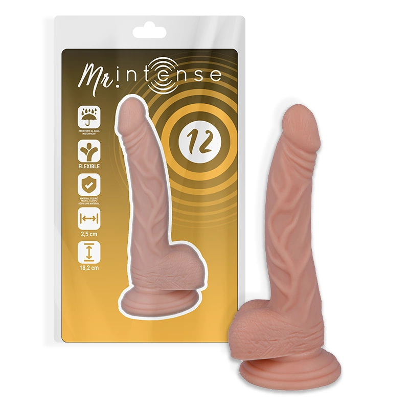 Model 12 Intimate Silicone System 18.2 cm x 2.5 cm Natural