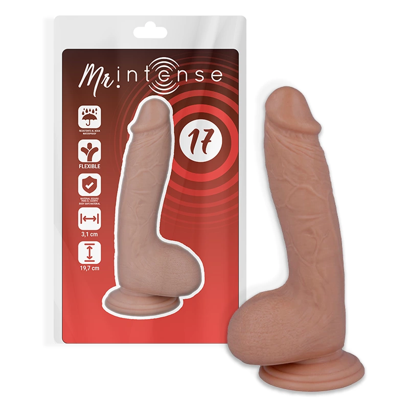 Model 17 Natural Tone 19.7 cm Intimate Simulator with Suction Cup