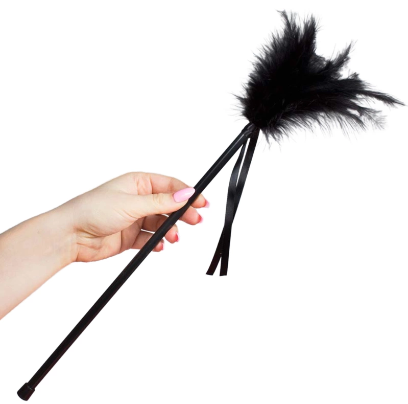Feather Teaser Black 40cm - Sensual Touch Accessory