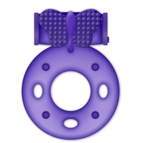 Vibrating Ring 32 Purple - Flexible Intimate Support