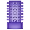 Vibrating Ring Sleeve Purple - Flexible TPR