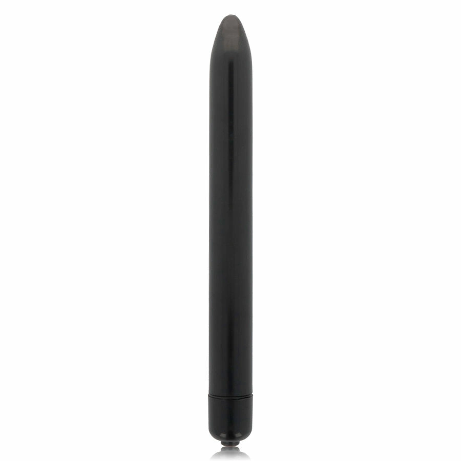 Glossy Brilliant SmukÅ‚y Wibrator Czarny 165 mm ABS Wodoodporny