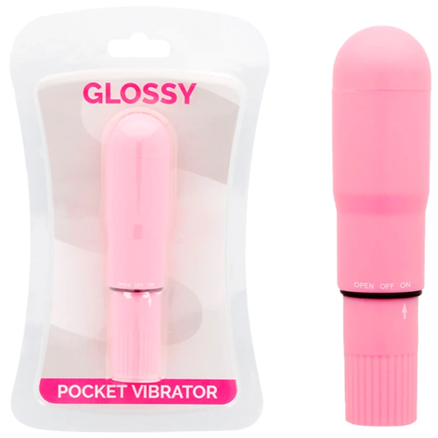Pocket Vibrator Pink - Compact Waterproof ABS Model 107mm