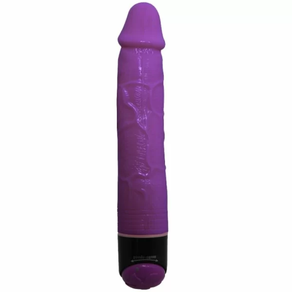 Colorful Lilac Vibrator 23.3cm Adjustable Multi-Speed TPR