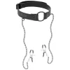 Fetish Submissive Ring Gag z zaciskami na piersi Fetish Submissive Ring Gag z zaciskami na piersi