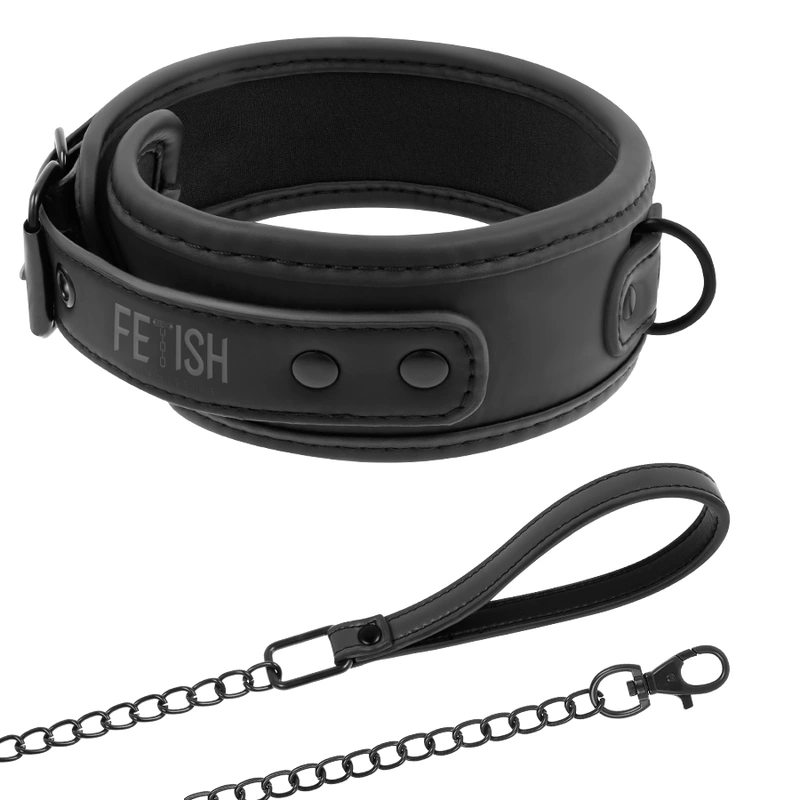 Fetish Submissive FS-Chain Collar - naszyjnik z Å‚aÅ„cuszkiem