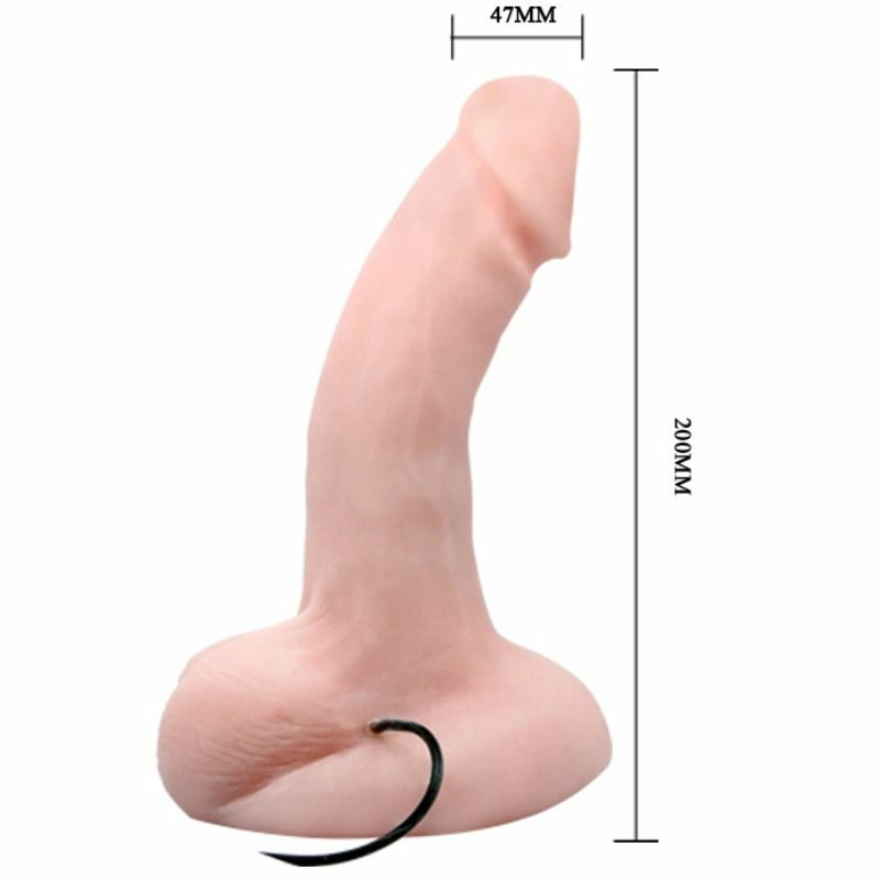 BAILE Arbiter - wibrator anatomiczny TPR z przyssawkÄ…