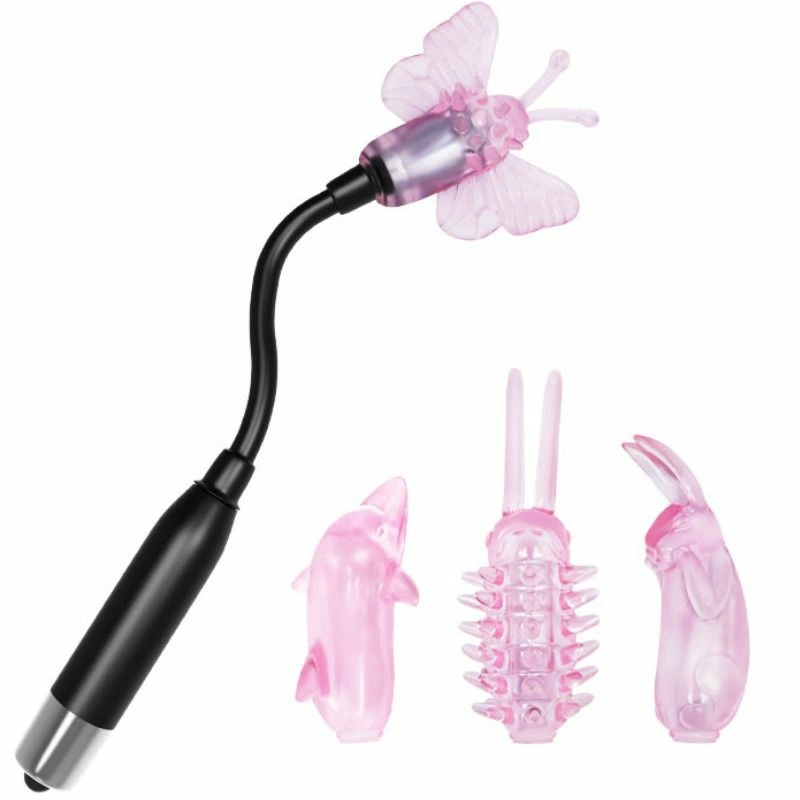 Wizard Magic Wand Versatile Vibrator 4 Heads Flexible System