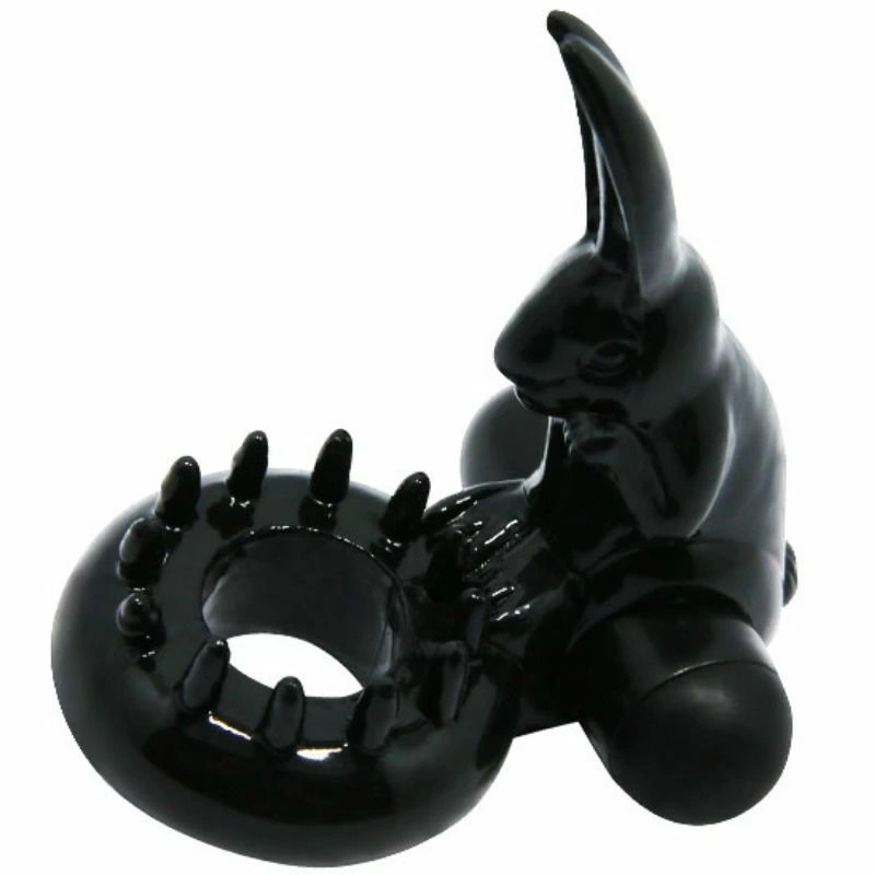 Sweet Ring Black Intimate Stimulation System with Rabbit Attachment