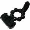 Sweet Ring Dual-Stimulation Silicone Intimate Ring Black