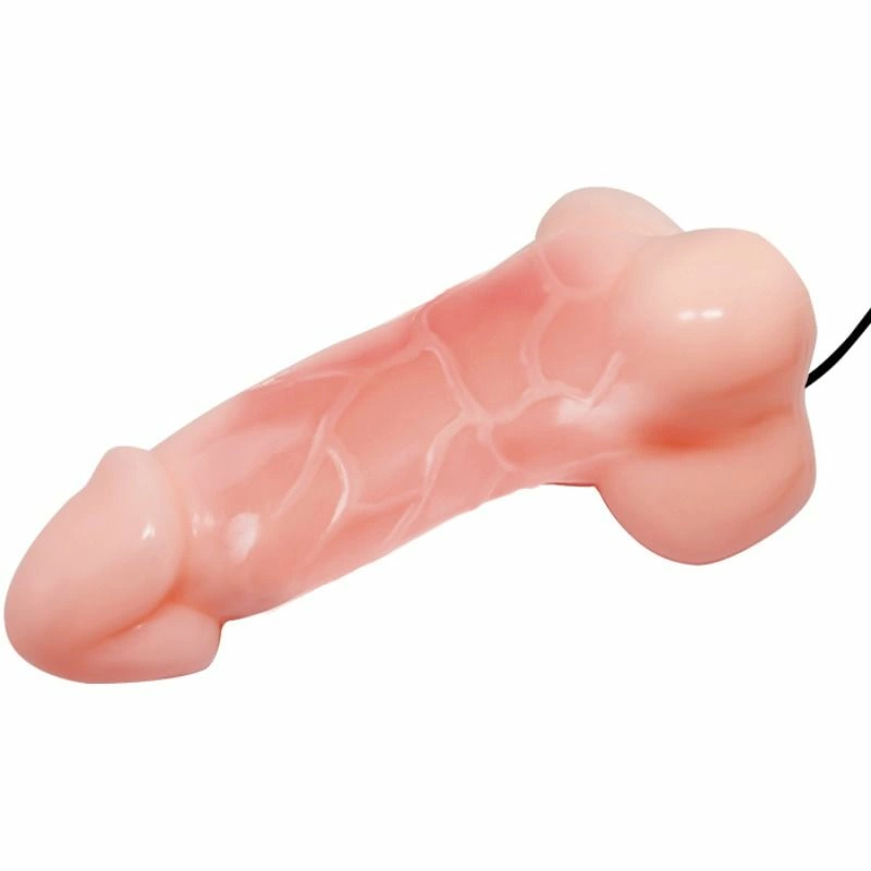 Baile Barbara model 21 cm naturalny wibrator z przyssawkÄ… i wibracjami