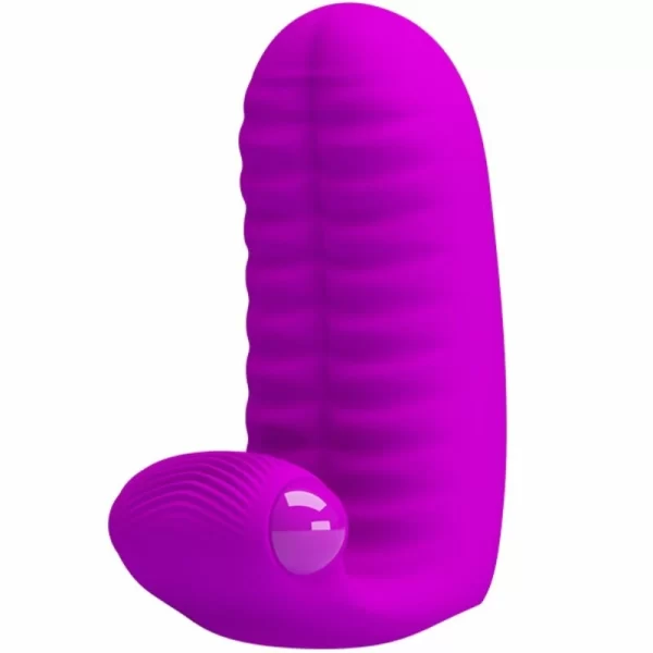 Abbott Lilac Finger Stimulator - Dual Textured Silicone