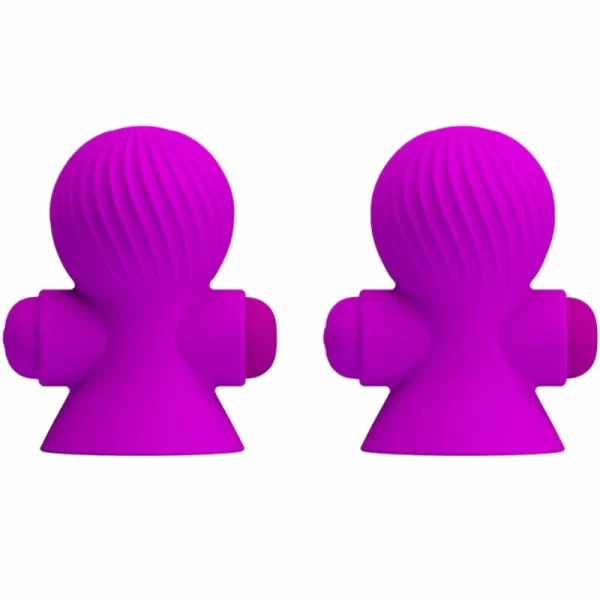 Nipple Stimulators 12M Lilac USB Rechargeable Silicone