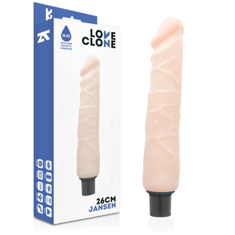 Jansen 26 cm Intimate Device with Self-Lubrication & Vibration