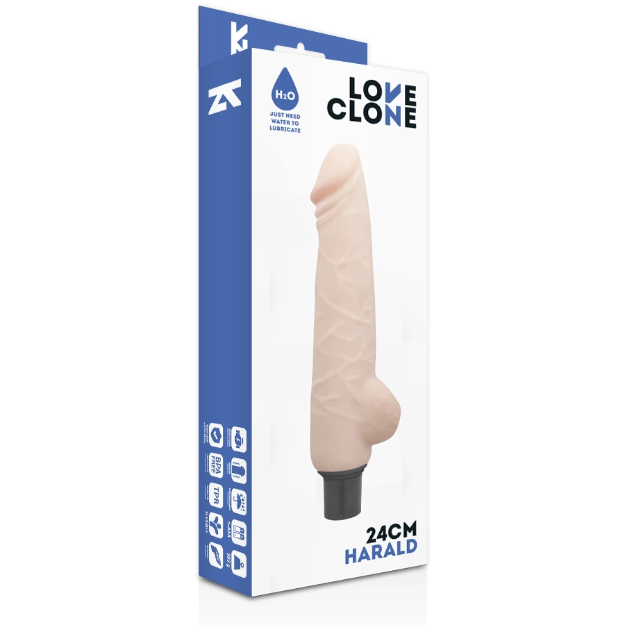 LoveClone Harald 24 cm SamosmarujÄ…cy System Wibracji
