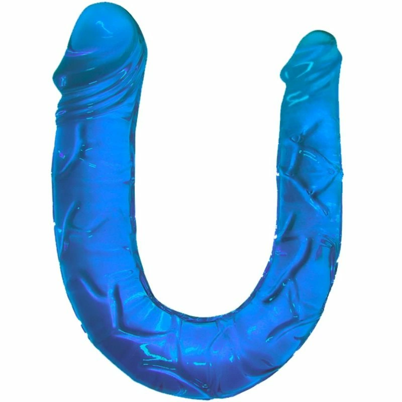 Double Dong Blue - Flexible Dual-Ended Intimate Device