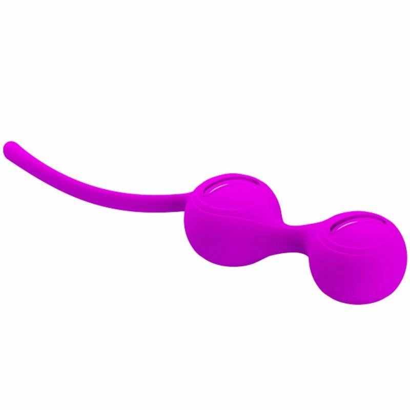 Pretty Love Orgazmiczne Kulki Kegel silikonowe liliowe z obciÄ…Å¼eniem