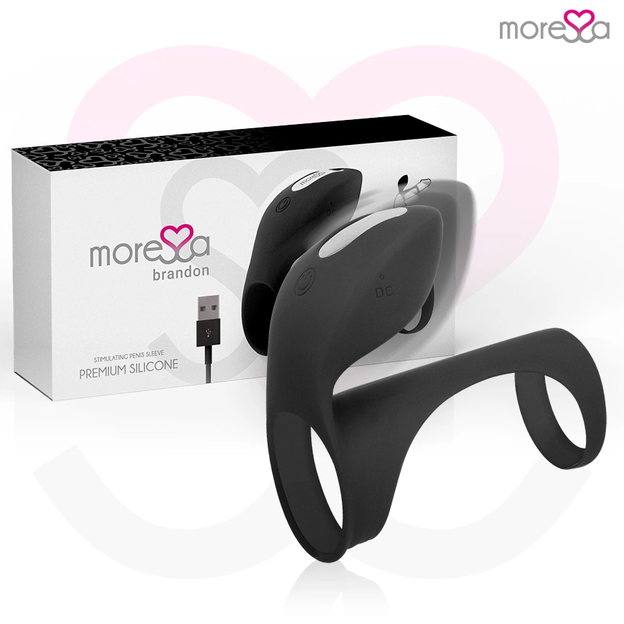 Brandon Silicone Vibrating Intimate Ring with Cover
