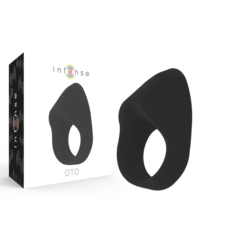OTO Black Silicone Rechargeable Stimulation Ring
