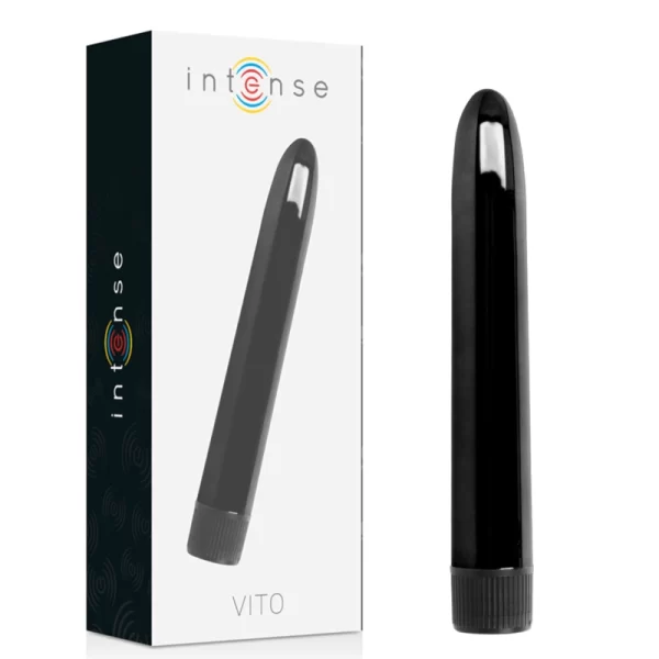 VITO Black Medium-Size Dual-Sided Vibrating Massager 17cm