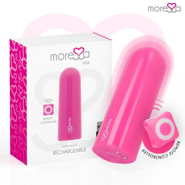 Nix Remote Control Vibrating Device Pink - Compact