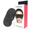 Basic Black Eye Mask Satin Adjustable Strap
