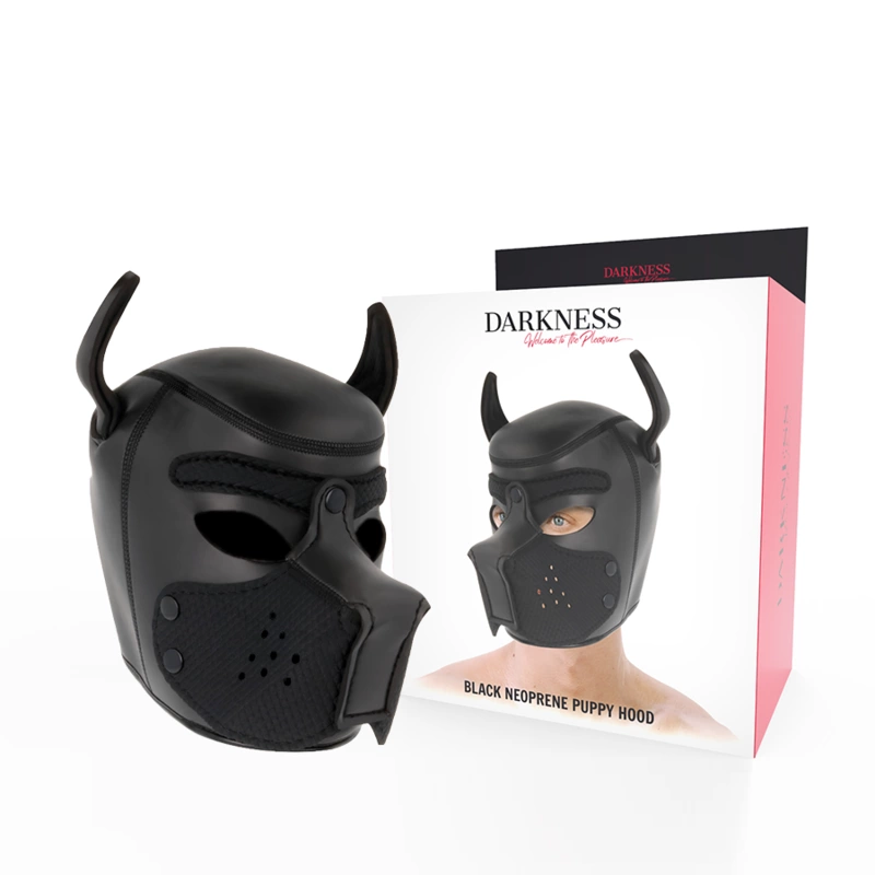 Neoprene Dog Mask - Adjustable Model with Removable Snout