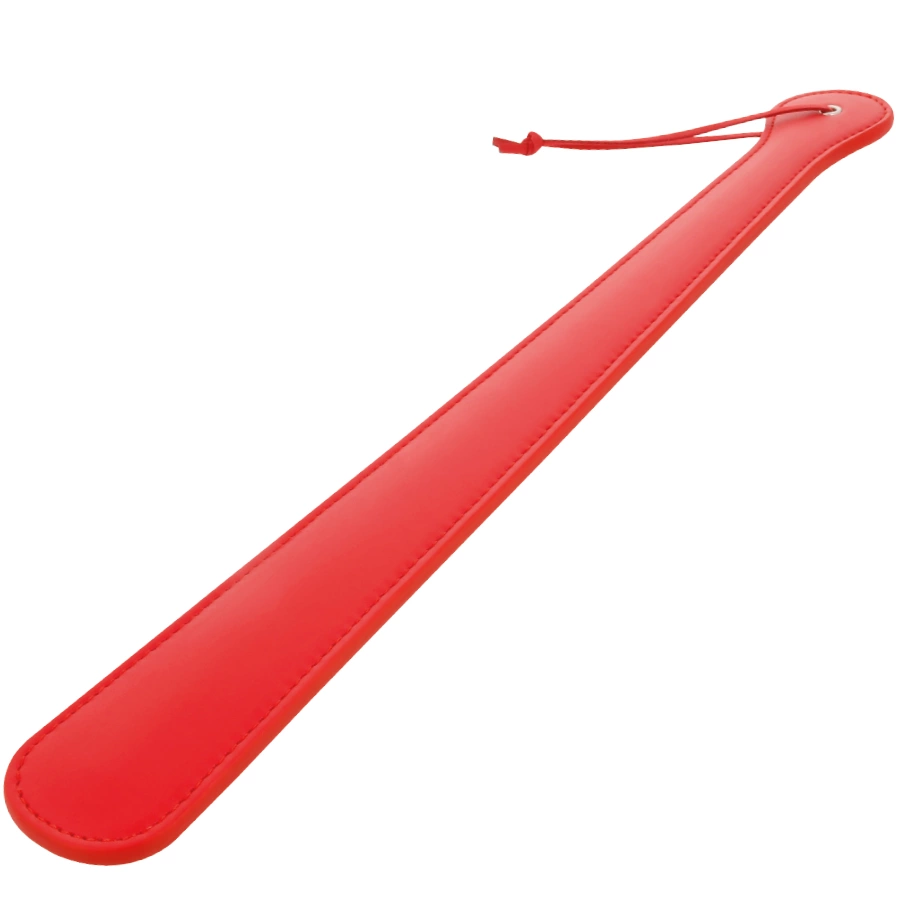 Red Fetish Paddle 48cm - Durable PU Leather