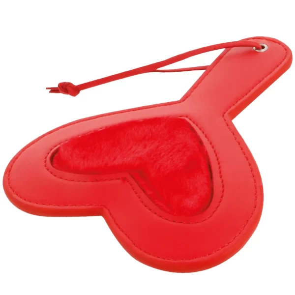 Fetish Paddle Red Spiked 19x15 cm - Durable Synthetic Material