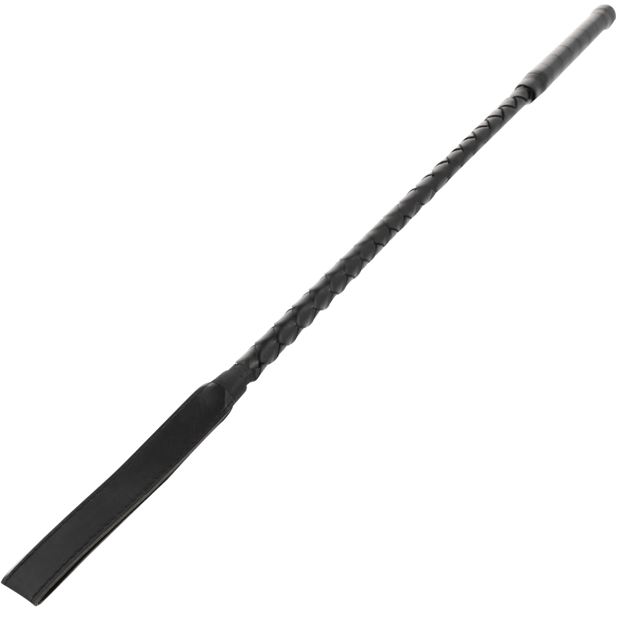 Black Impact Whip 55cm - Ergonomic Handle