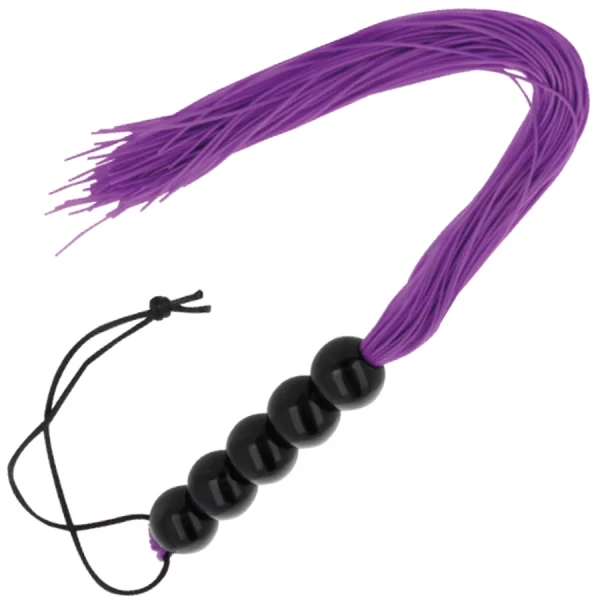 Lilac Bondage Whip 45 cm - Elegant Restraint Accessory
