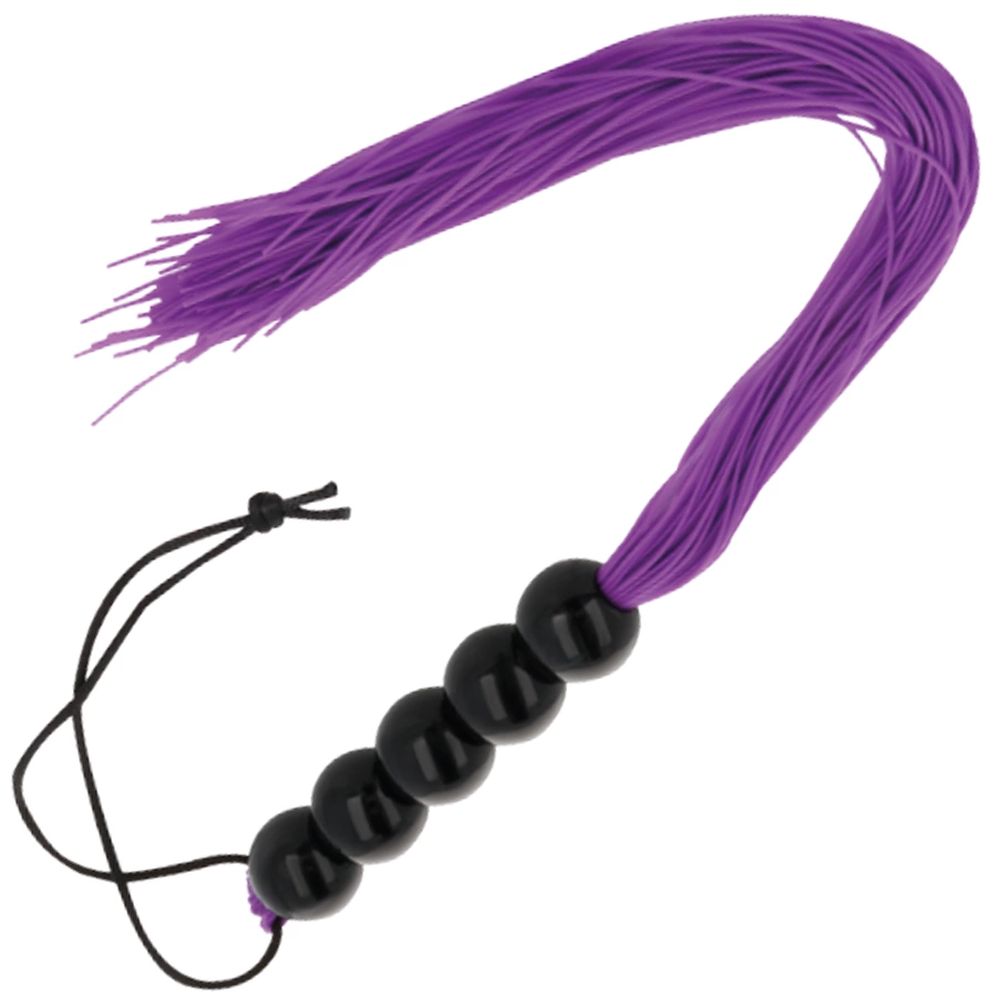 Lilac Bondage Whip 45 cm - Elegant Restraint Accessory