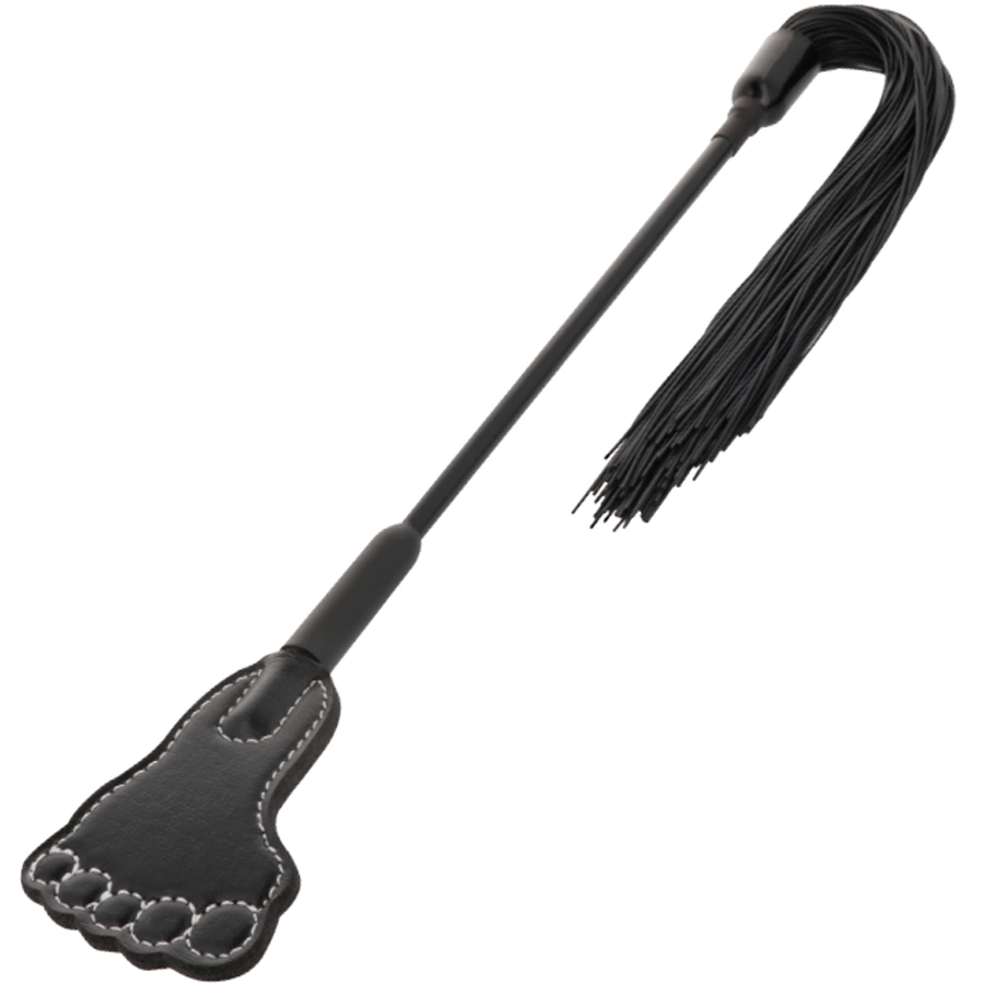 Dual-Function Crop & Whip Black - Versatile Control Tool