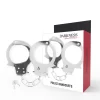 Metal Restraint Handcuffs with Keys - Secure Steel Locking System