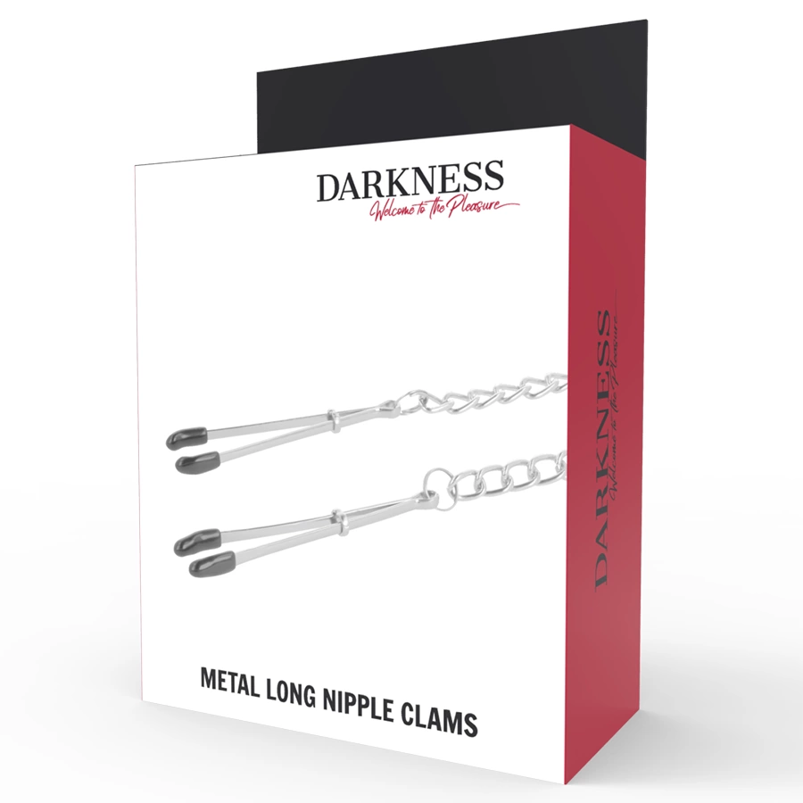 Darkness Metalowe Zaciski na Sutki z RegulacjÄ…
