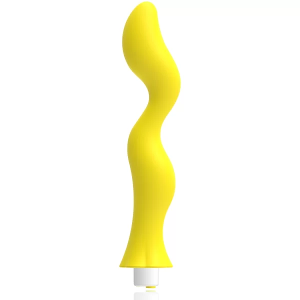 Gavyn Vibrating Massager Yellow - Medical Silicone