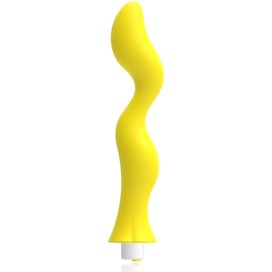 Gavyn Vibrating Massager Yellow - Medical Silicone
