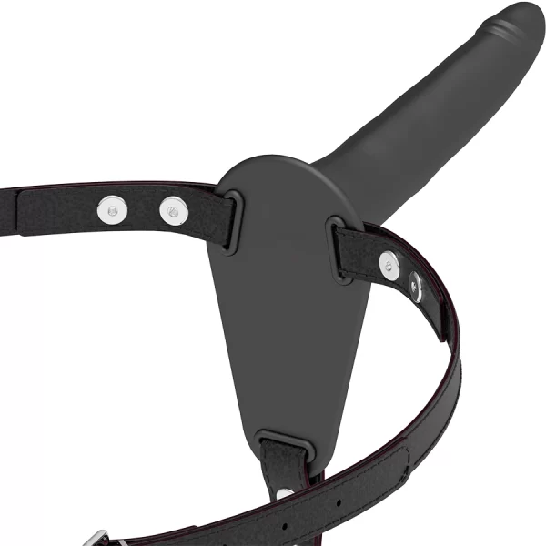 Silicone Harness Black 15 cm - Adjustable Comfort Fit