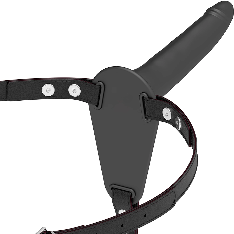 Silicone Harness Black 15 cm - Adjustable Comfort Fit