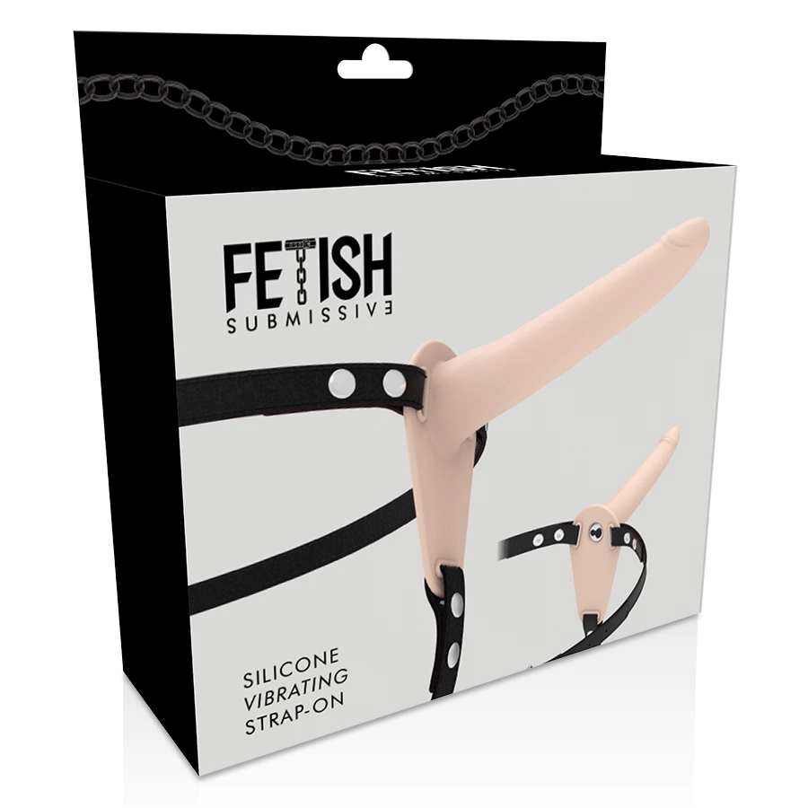 Fetish Submissive Harness silikonowy model z funkcjÄ… wibracji 15 cm Fetish Submissive Harness silikonowy model z funkcjÄ… wibracji 15 cm