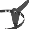 Silicone Strap-On System Black 15 cm