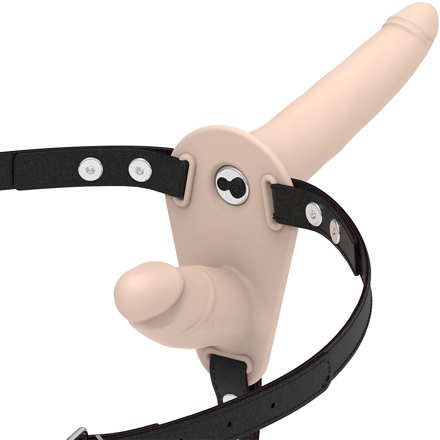 Adjustable Double Silicone Harness Vibrating System