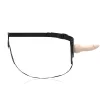 Fetish Submissive UprzÄ…Å¼ silikonowa z elementem anatomicznym 16cm czarna
