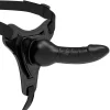 Silicone Intimate Harness Black 16 cm Adjustable Strap