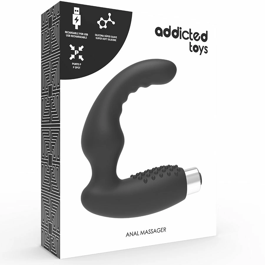 Addicted Toys Model 2 - Czarny masaÅ¼er strefy prostaty