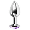 Secret Play Metal Plug Lila Purple Aluminum with Crystal Accent 8.5cm