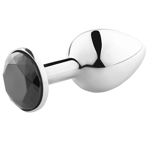 Secret Play Metal Plug Black - Compact Anatomic Model
