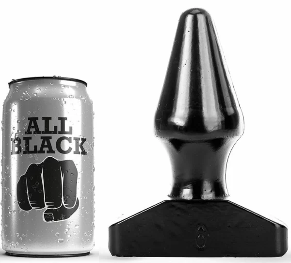 AB46 Intimate Cone Plug 15.5 cm PVC Waterproof Black