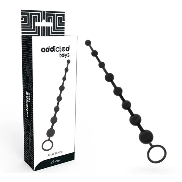 Toys Bead Chain 29 cm Black - Flexible Silicone System