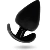 Addicted Toys Korek Intymny Silikonowy 11 cm Czarny Ergonomiczny